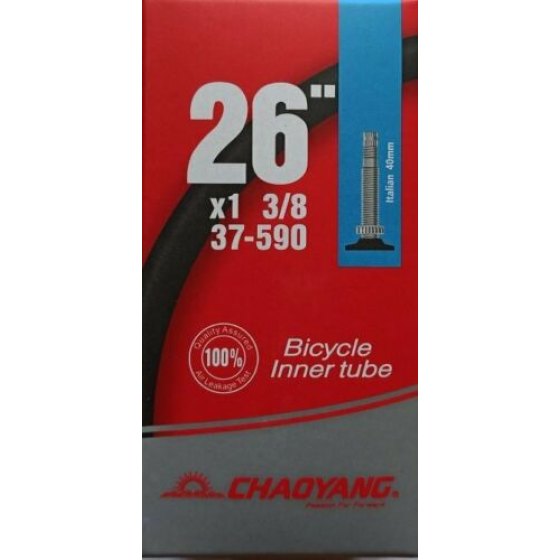 ChaoYang Camera d'aria City Bike 26x1 3/8 Valvola italia 40 mm